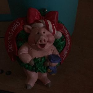 Hallmark pig ornament